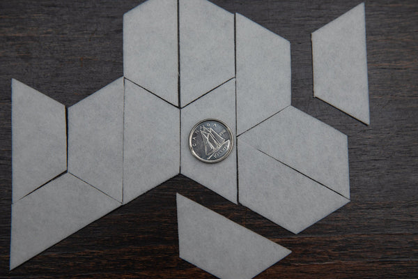 Hexiform 1.25" Half Hexagon